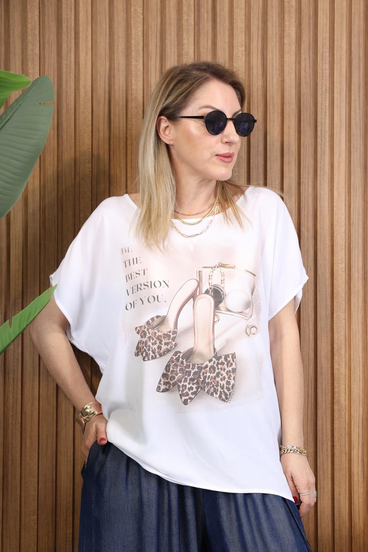 İthal Viskon Leo Ayakkabı Model Bluz