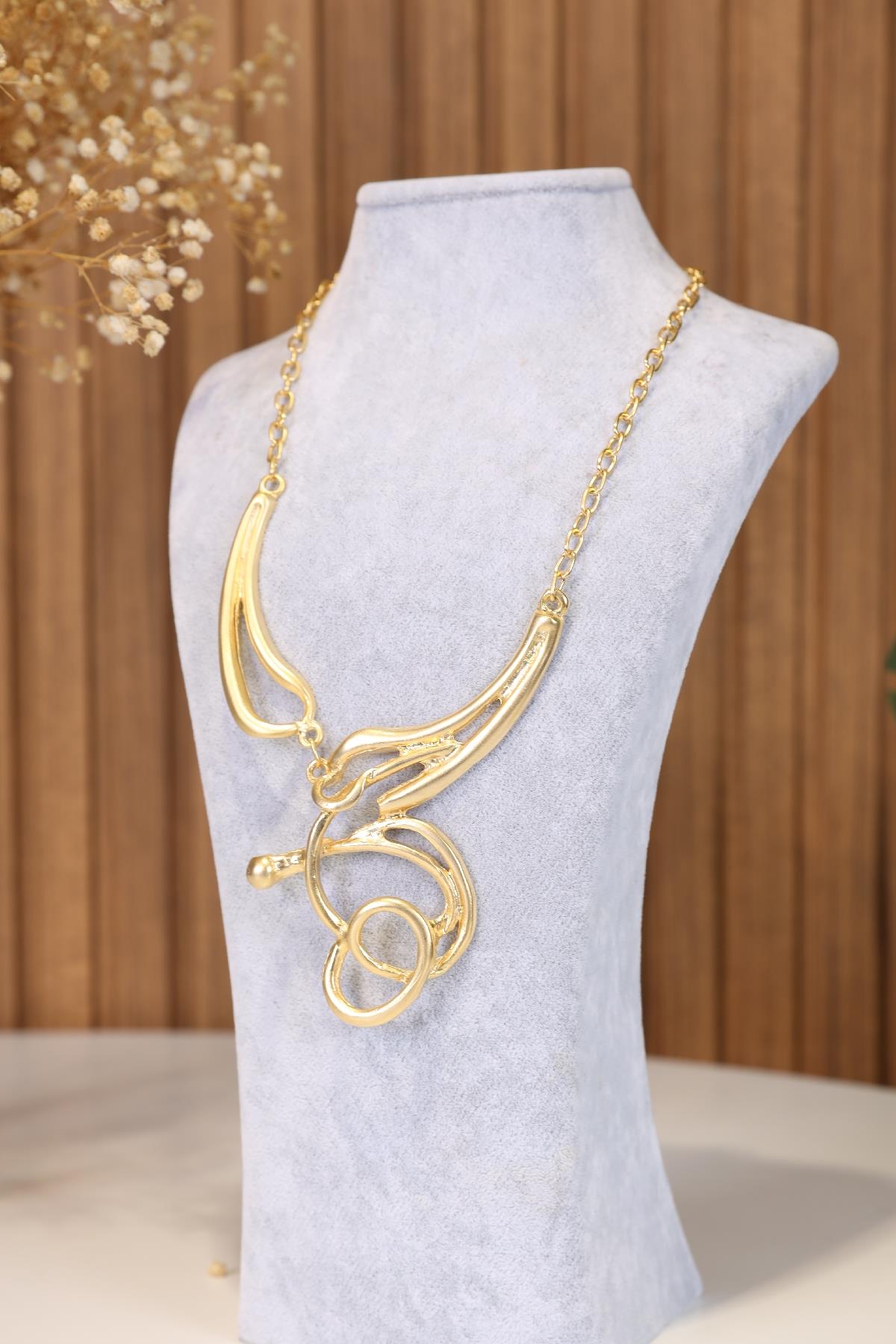 Nota Model Gold Kolye