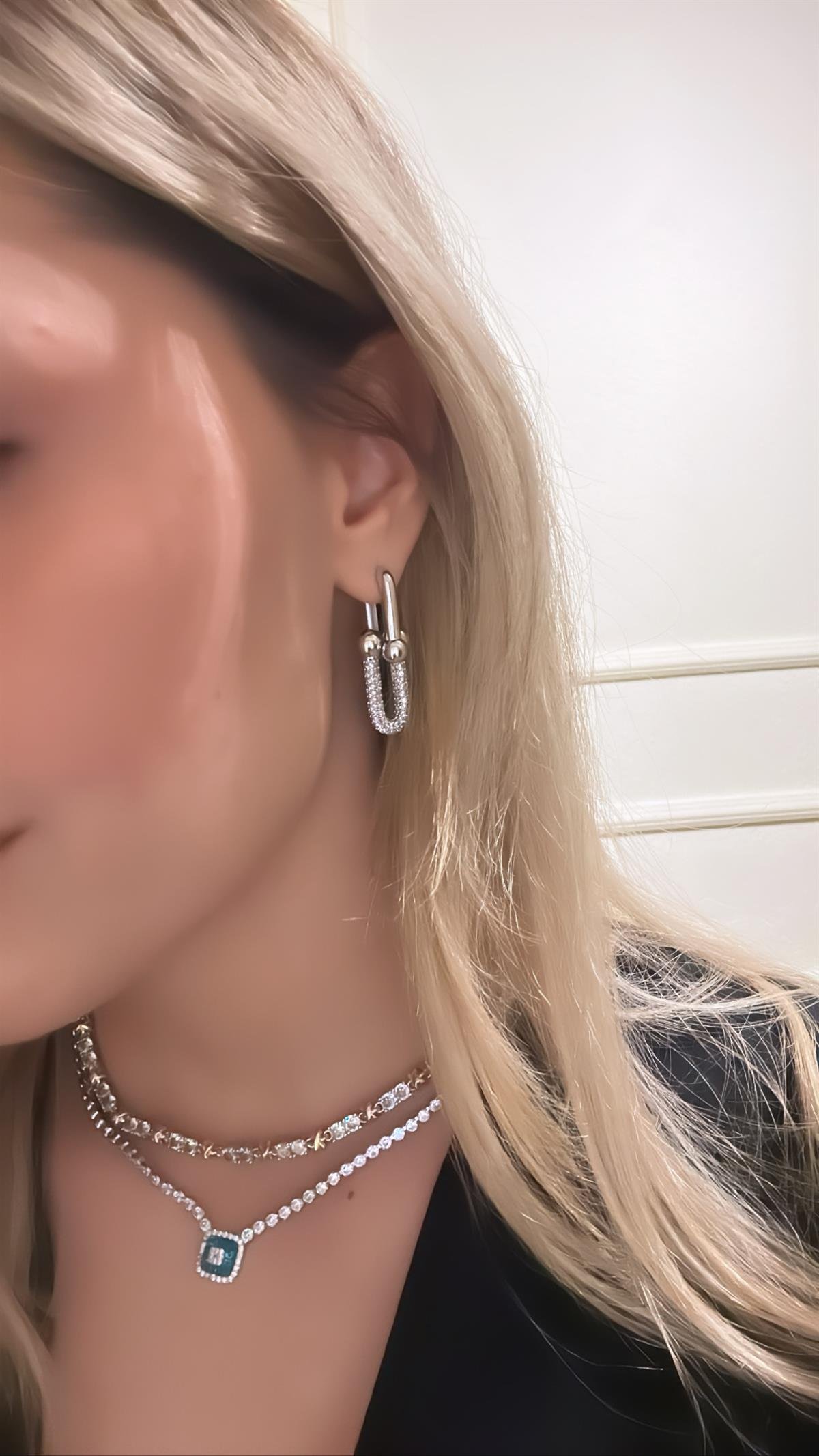 Tiffany Model Silver Küpe