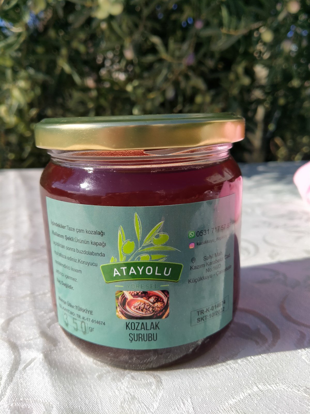Kozalak Şurubu Şekersiz