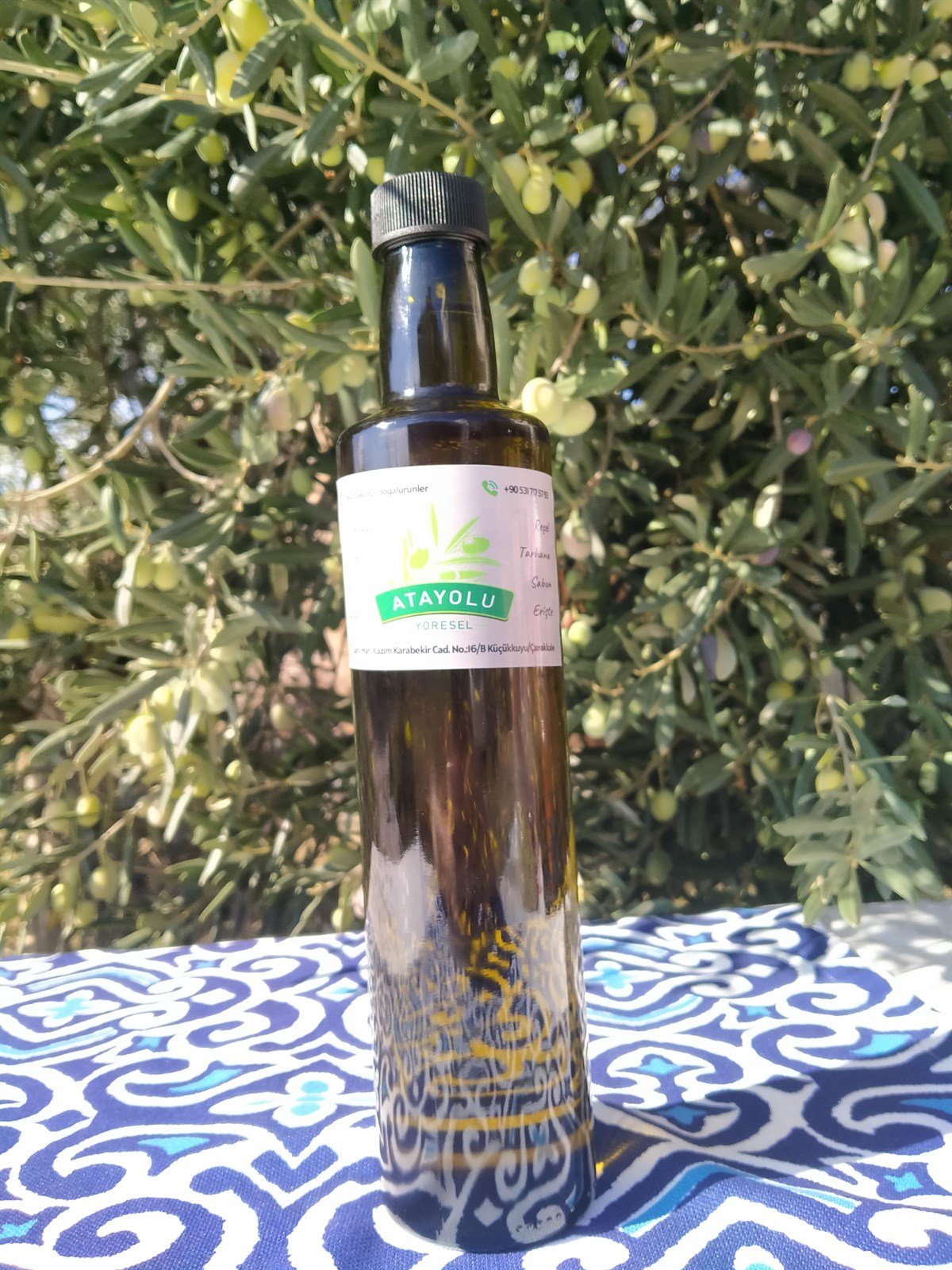 Sızma Zeytinyağı 500Ml Cam Şişe 