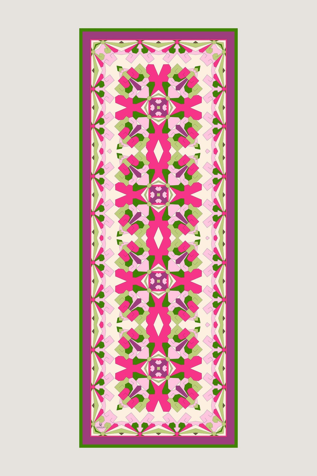 TARA PAMUK İPEK ŞAL 70*190 CM - PEMBE