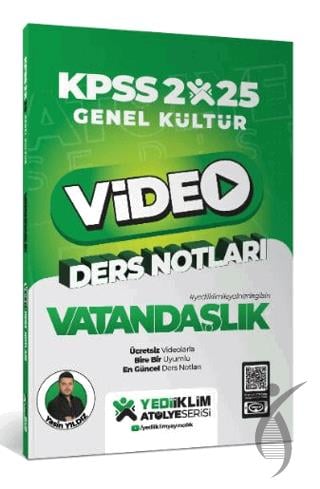 2025 KPSS Genel Kültür Vatandaşlık Video Ders Notları