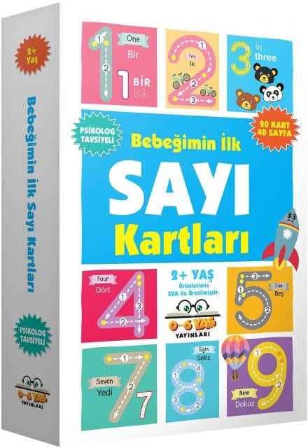 Bebeğimin İlk Sayı Kartları 2+ Yaş