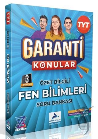 Paraf Z Takımı TYT Fen Bilimleri Garanti Konular Soru Bankası