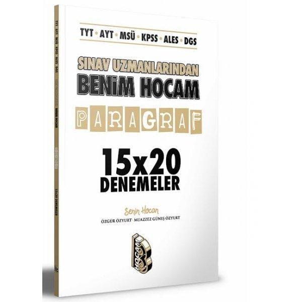 TYT - AYT - MSÜ - KPSS - ALES - DGS Sınav Uzmanlarından Paragraf 15x20 Denemeler