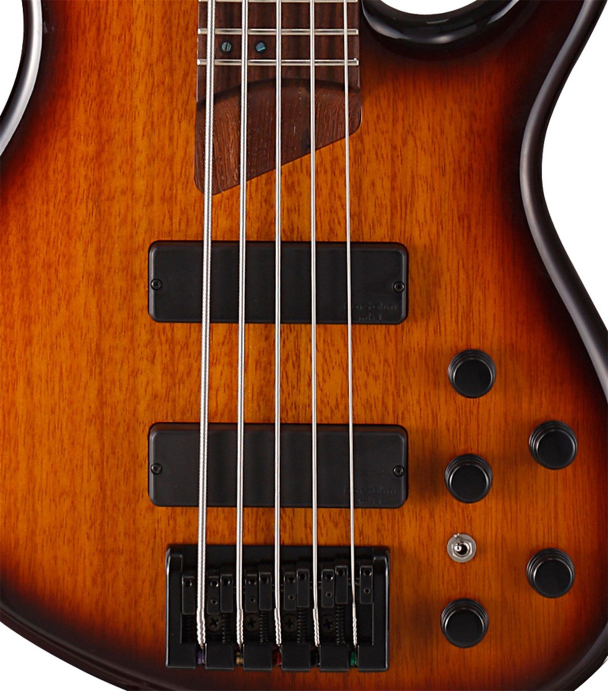 BAS GİTAR 5 TELLİ, TABACCO BURST, Bartolini MK1-5/