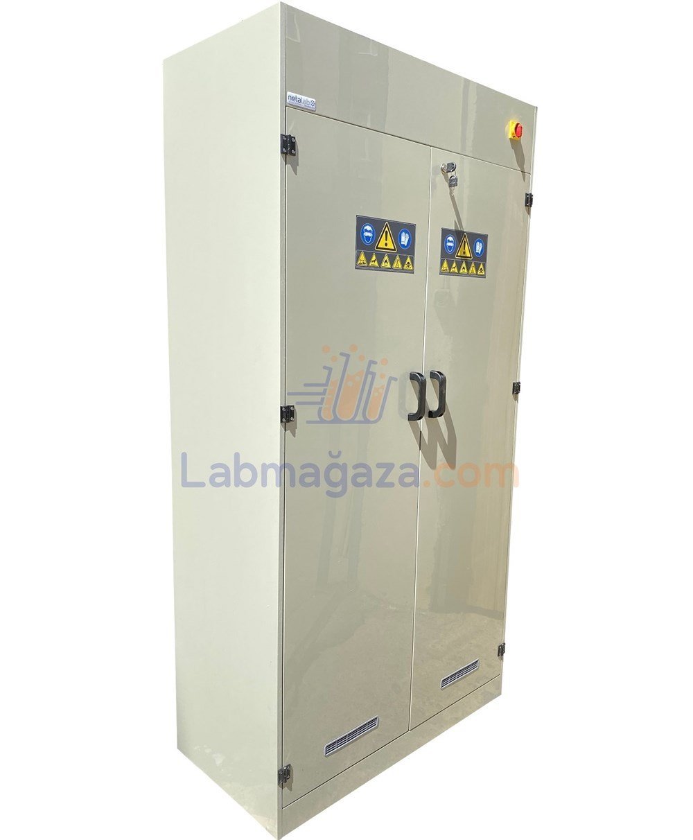 Netalab PoliBox Polipropilen Asit ve Baz Dolabı / NTL-100PBX