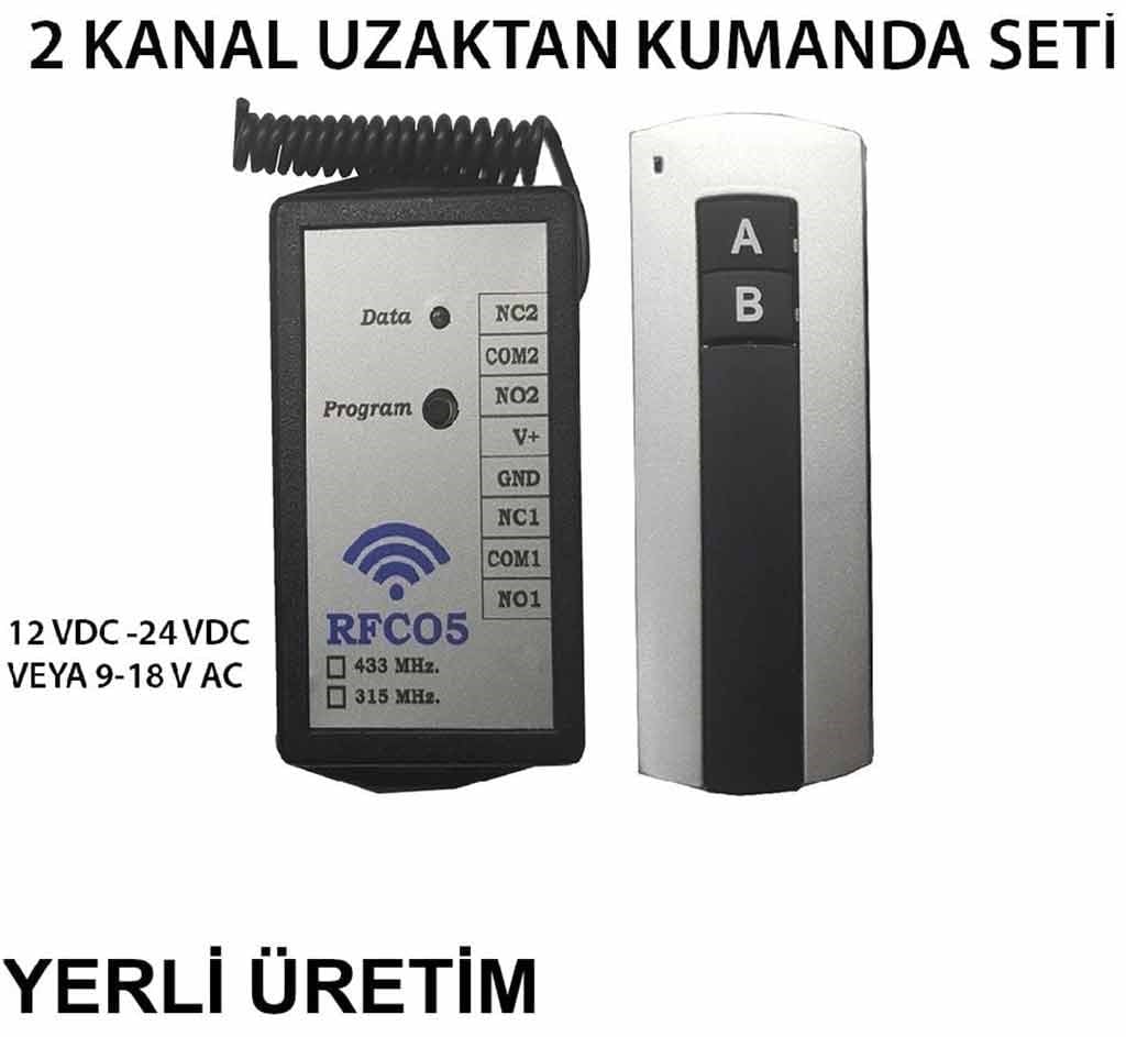 2 Kanal Uzaktan Kumanda Seti