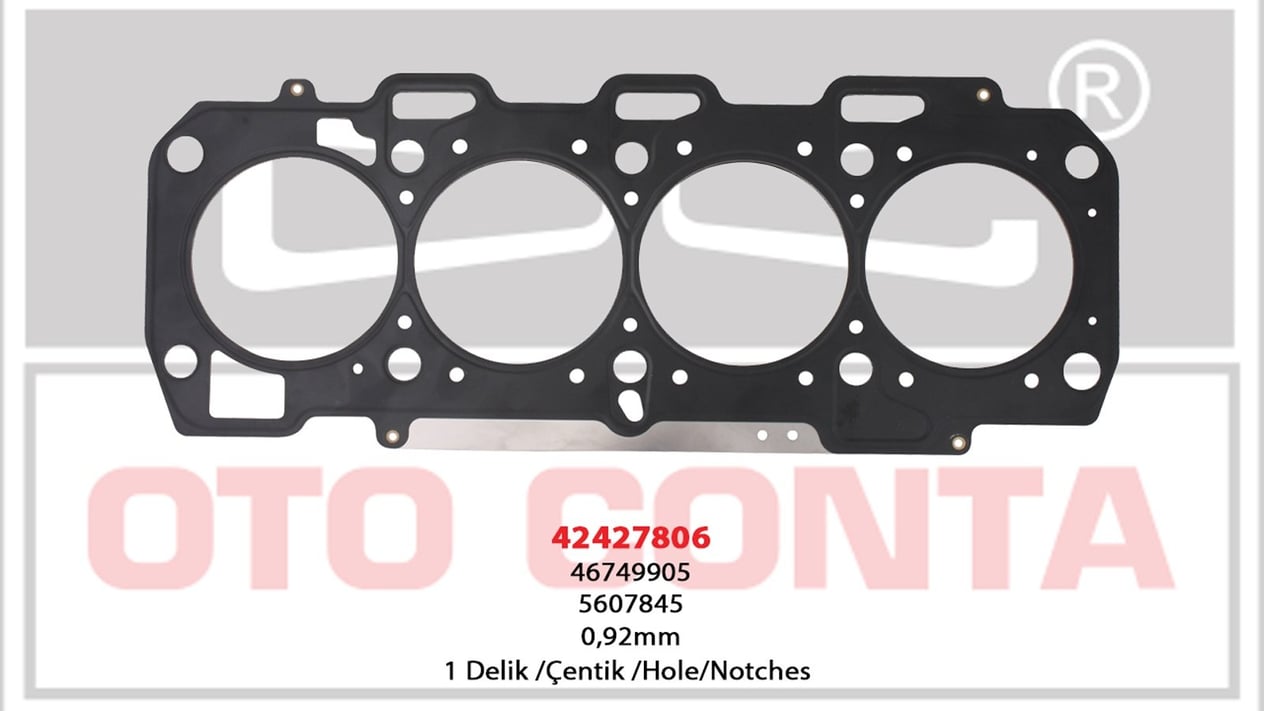 55202010-O - (42427806) 1.9 JTD DOBLO S.K.C. 1 DELIK MLS COK KATLI CELIK 0,92 MM / OTOCONTA