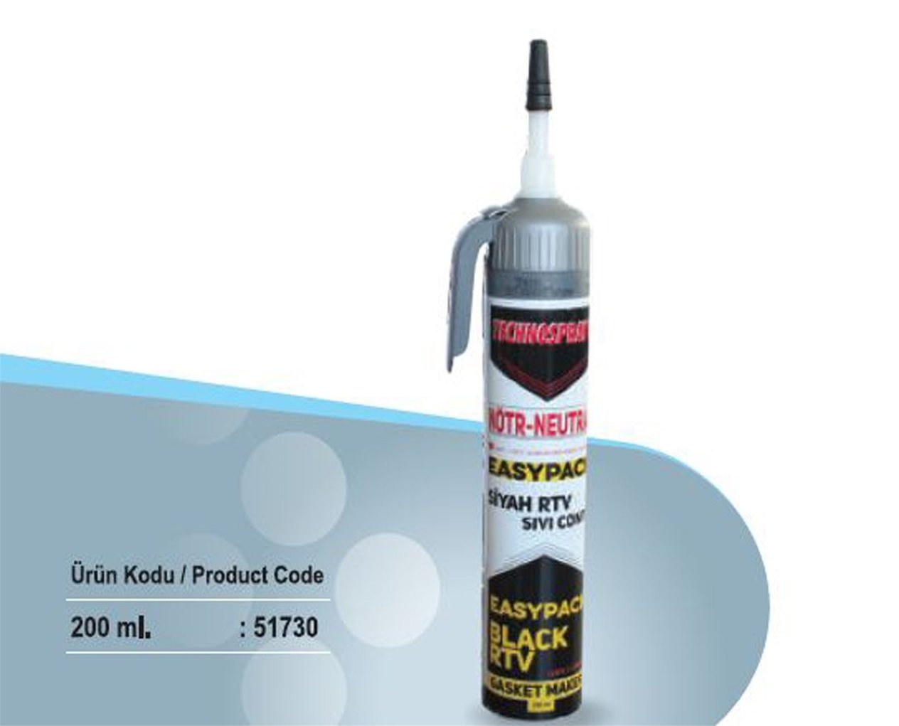 TECHNO-51730 - TECHNO NOTR SIVI CONTA               SIYAH (200 ML.)*(24 AD.) / TECHNOSP