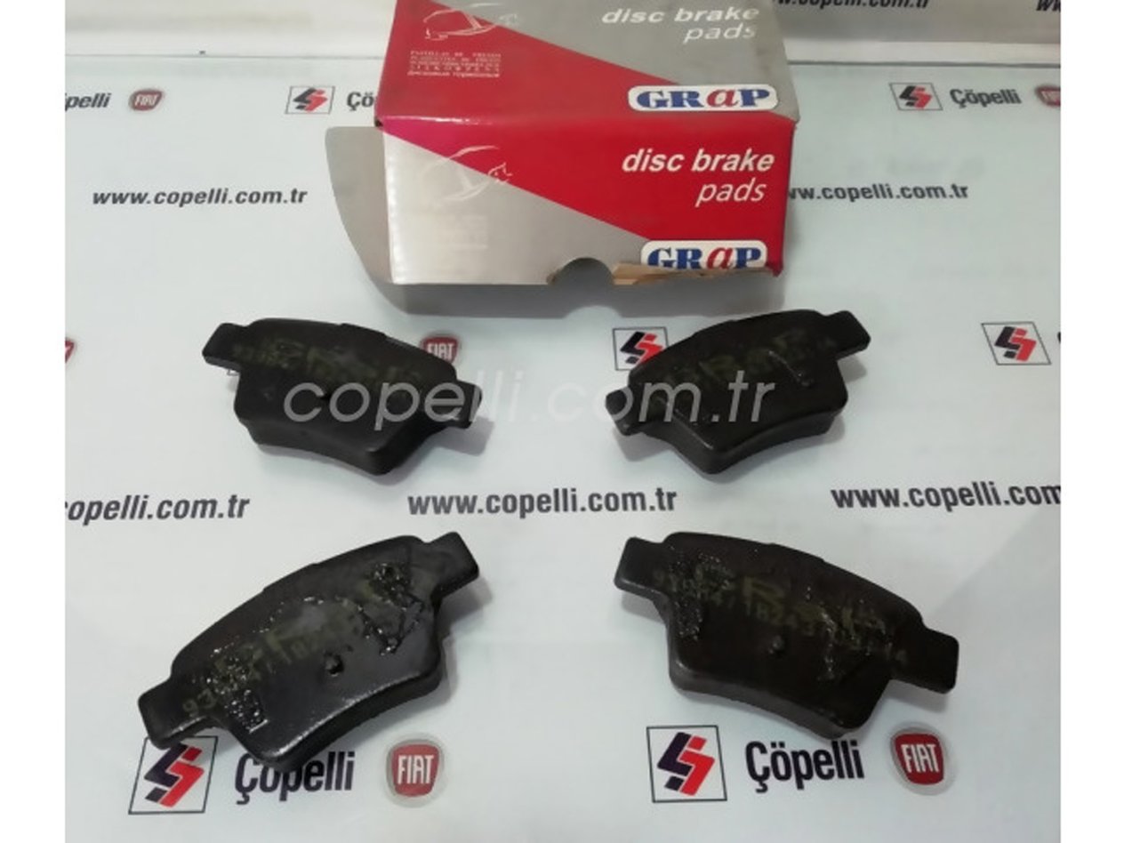 GRP-9 3984 - ARKA BALATA TK. DISK PEUGEOT 307 3E SW 3H C.C CABRIO 3B 1.4 16V-1.6 16V XR -XS-XT 04-10 425322 42532 / GRAP