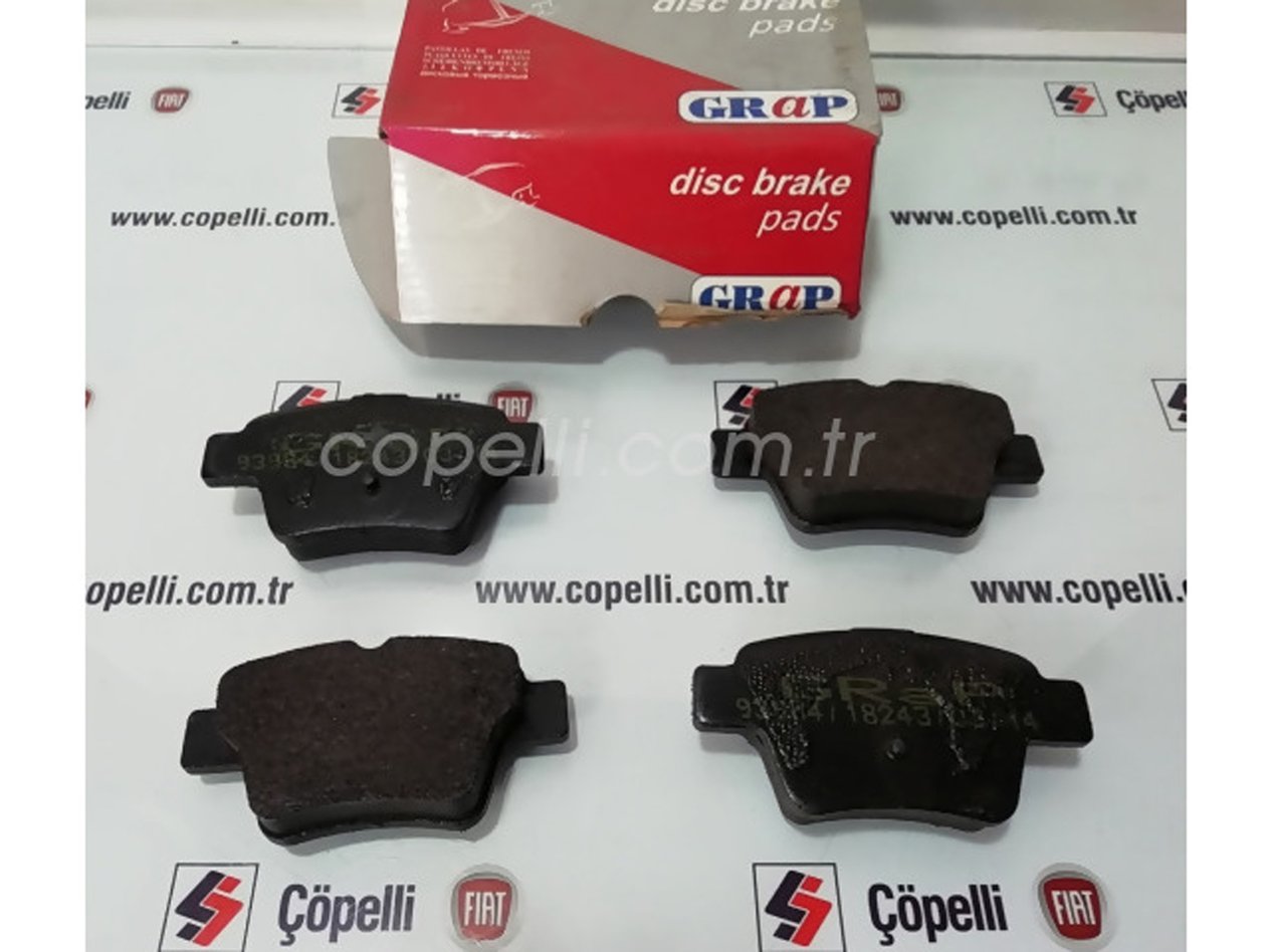GRP-9 3984 - ARKA BALATA TK. DISK PEUGEOT 307 3E SW 3H C.C CABRIO 3B 1.4 16V-1.6 16V XR -XS-XT 04-10 425322 42532 / GRAP