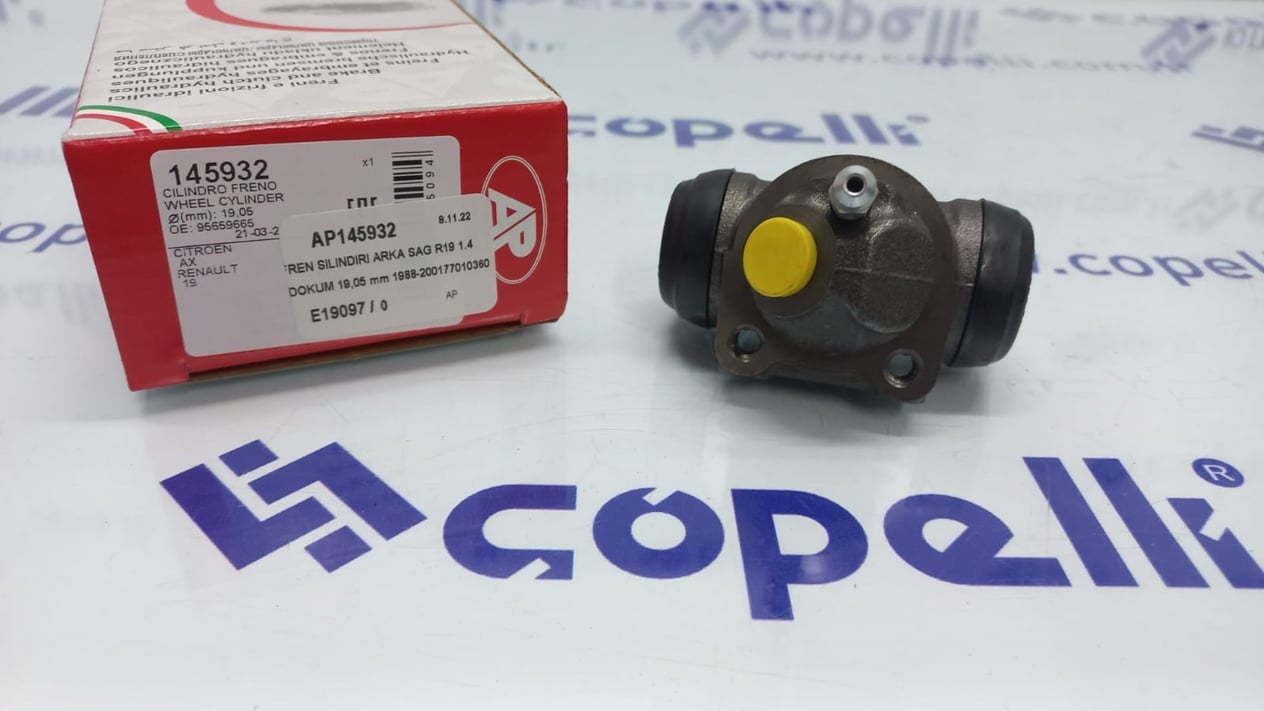 AP145932 - FREN SILINDIRI ARKA SAG R19 1.4 DOKUM 19,05 mm 1988-20017701036007 / AP