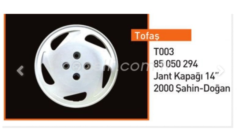 85050294T - KAPAK,JANT(T003)14 JANT>99>DOGAN-SAHIN-TISA-TOFAS / TISA