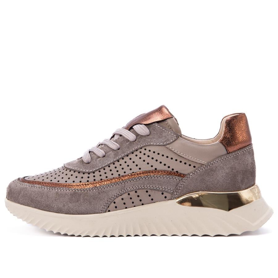 Gusse Poena Kadın Hakiki Nubuk Deri Sneaker Ayakkabı 25078