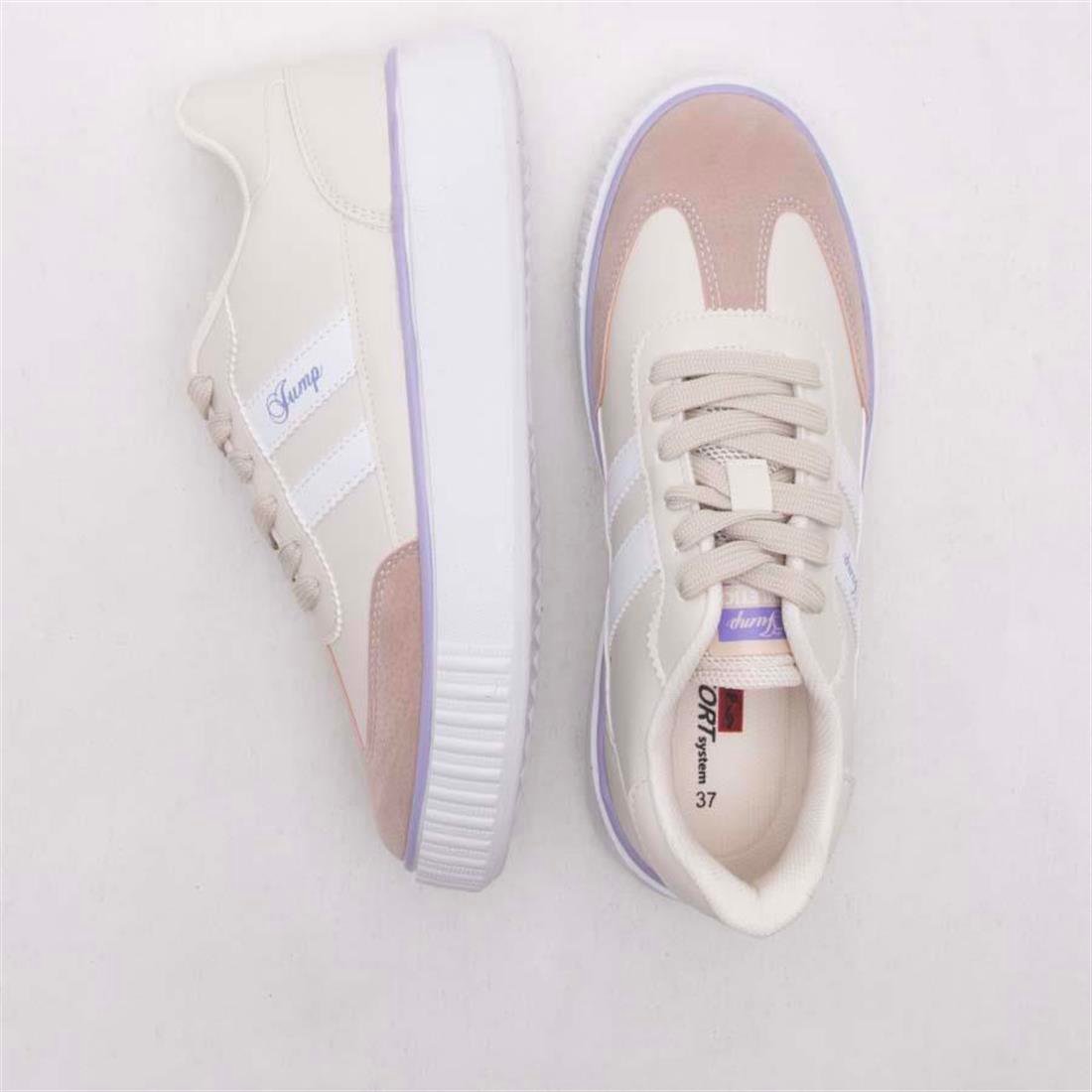 JUMP KADIN KREM SPOR AYAKKABI 28146