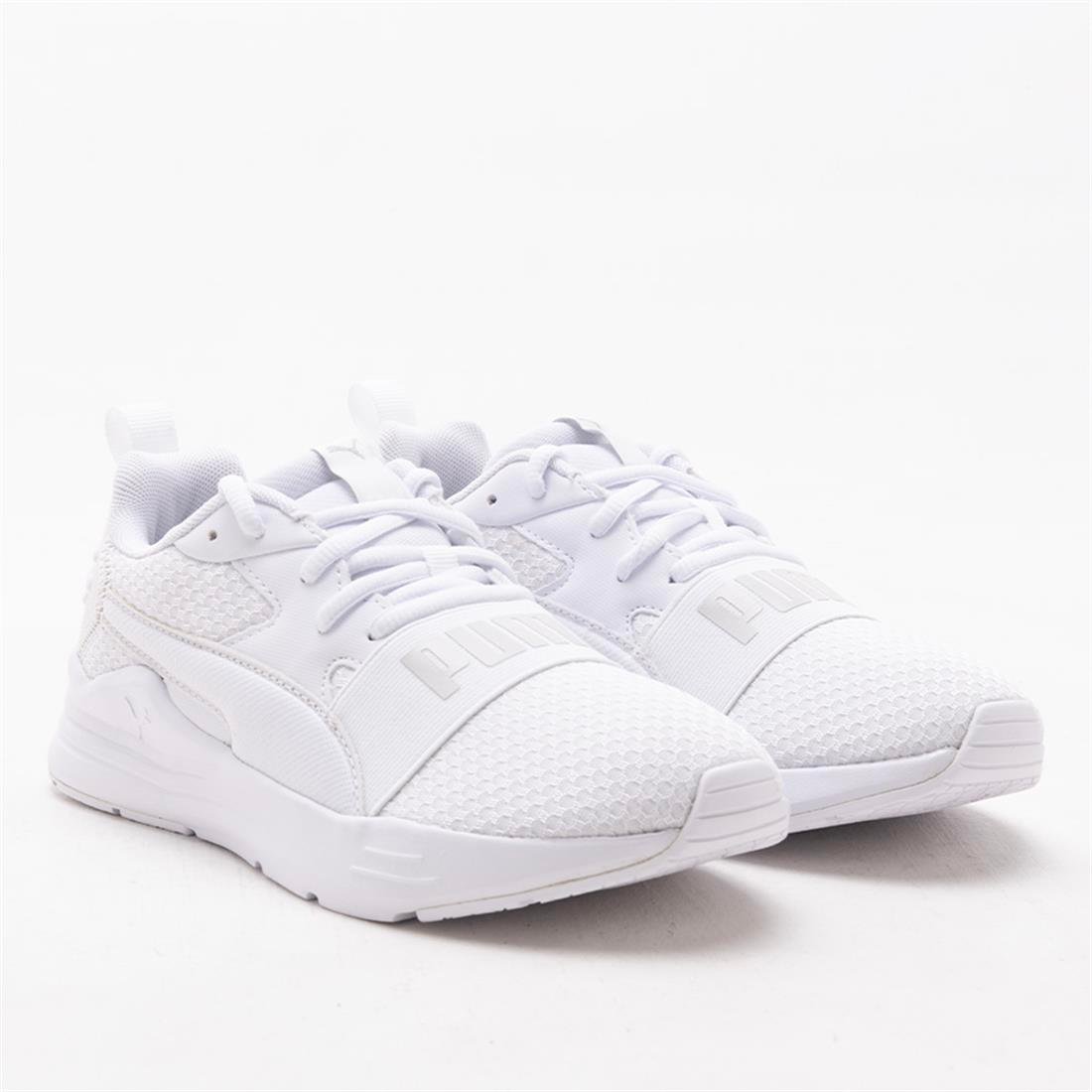 PUMA WIRED RUN PURE UNISEX BEYAZ SPOR AYAKKABI 389275-02