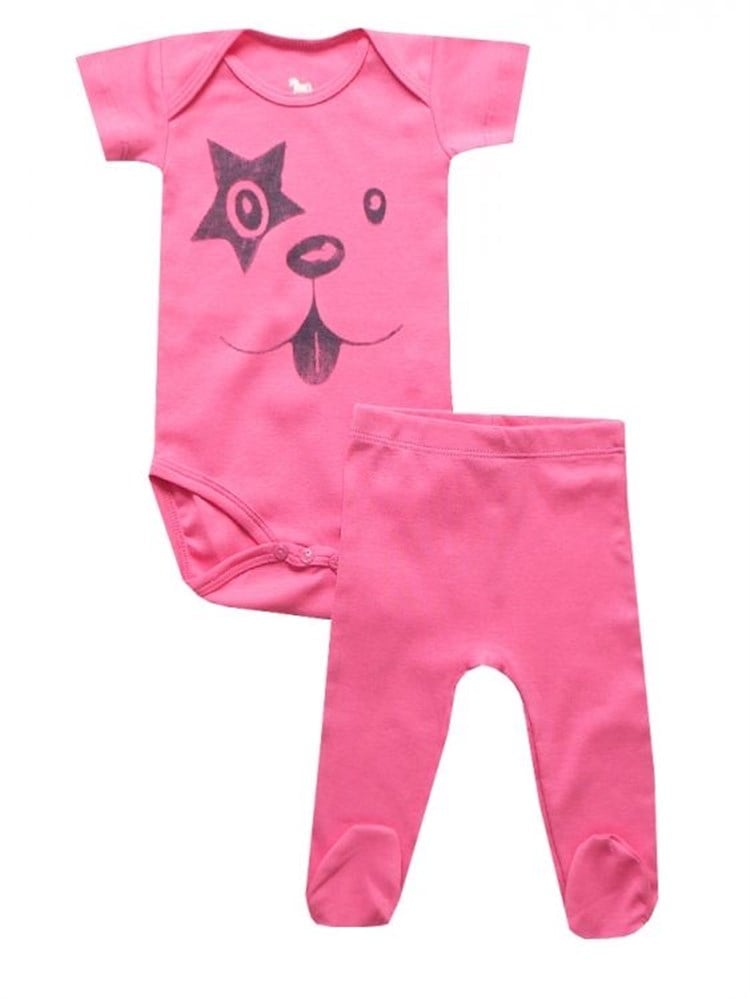 Bebeque Sweet Dog Set - Pembe