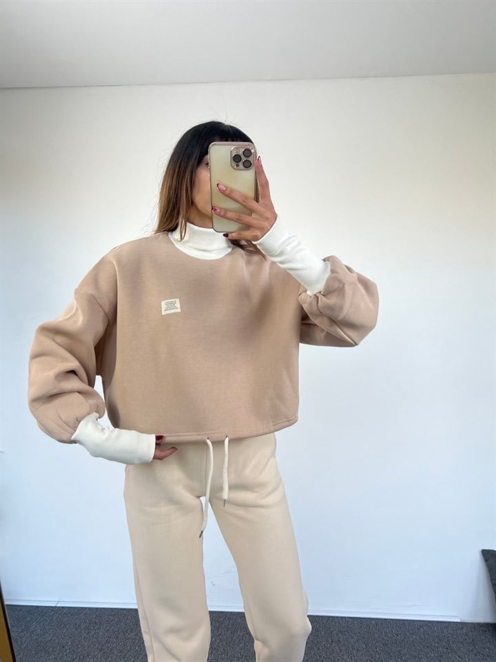 Mariana Balıkçı Yaka SweatshirtGausSWEATSHIRTGU00598