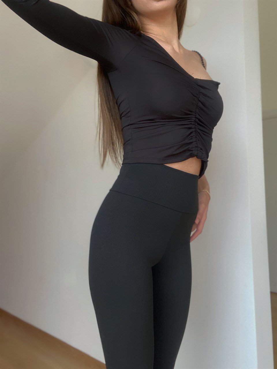 MUJER Siyah Kaşkorse TaytGausTAYTGU00078