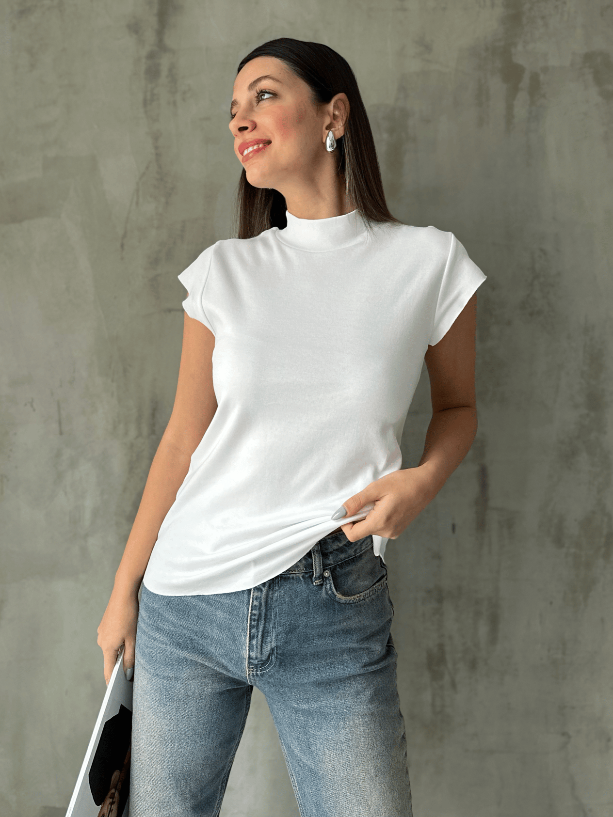 Düşük Bel Wideleg Pantolon Tint