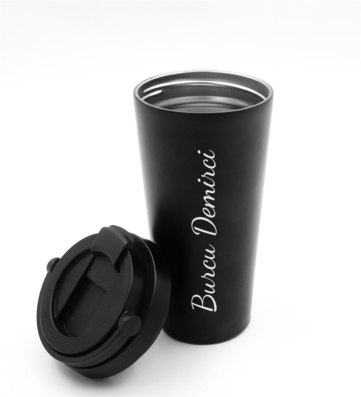 Kişiye Özel 500 ML Çelik Termos & French Press & Columbian Taze Filtre Kahve & Godiva Hediye Seti