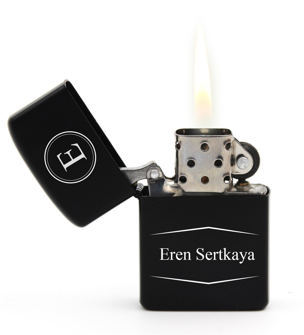 Kişiye Özel Zippo Model Çakmak & Cüzdan & Kartvizitlik & Siyah Kupa & Axe Erkek Deodorant