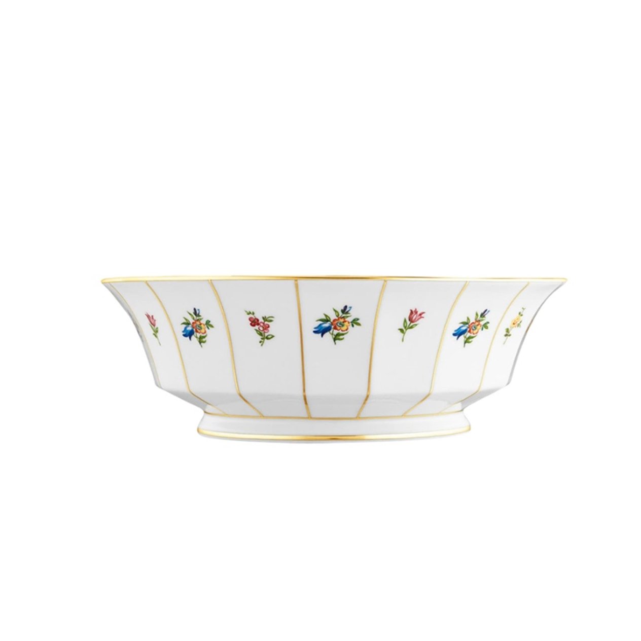 FURSTENBERG Salata Kasesi 22,4cm GRECQUE MILLE FLEURS