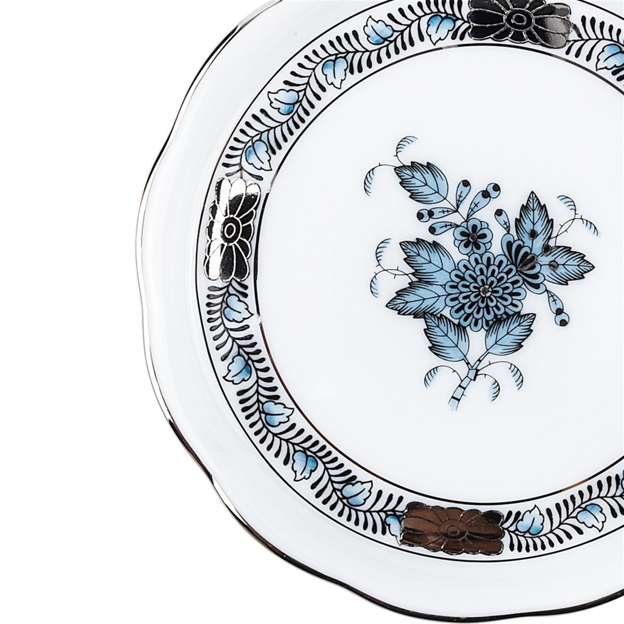 HEREND Coasters 10cm Apponyi Turquoise