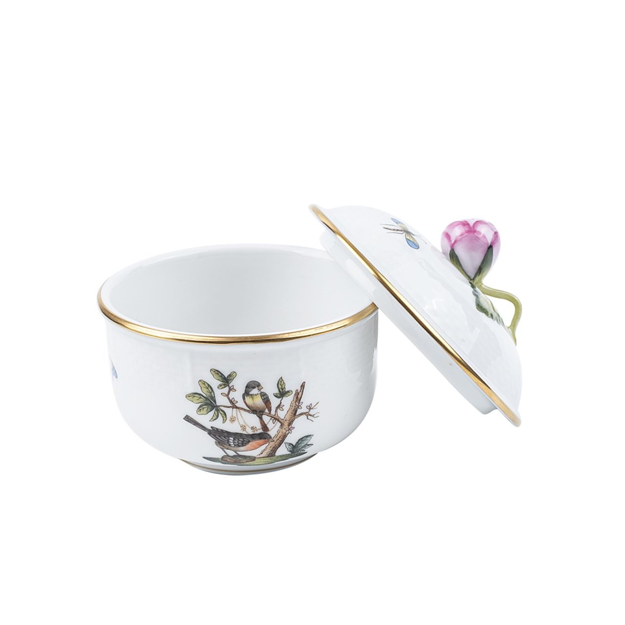 HEREND Sugar bowl with lid Rothschild