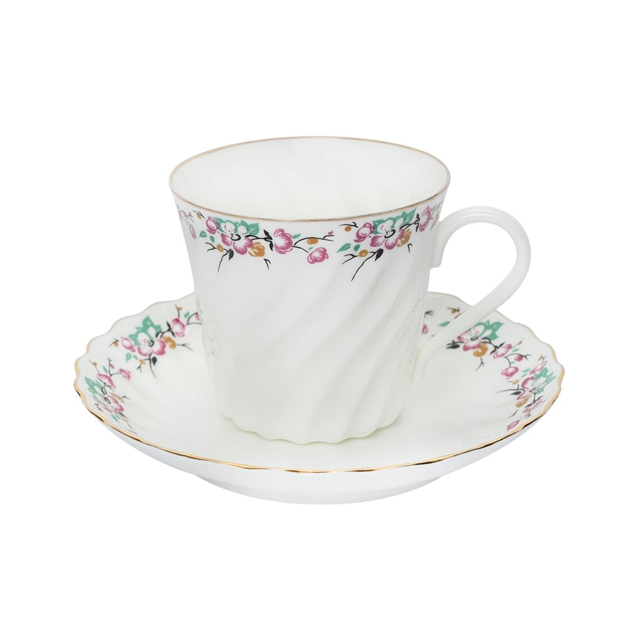 IMPERIAL PORCELAIN Kahve Fincanı 165 ml Spring with Edging