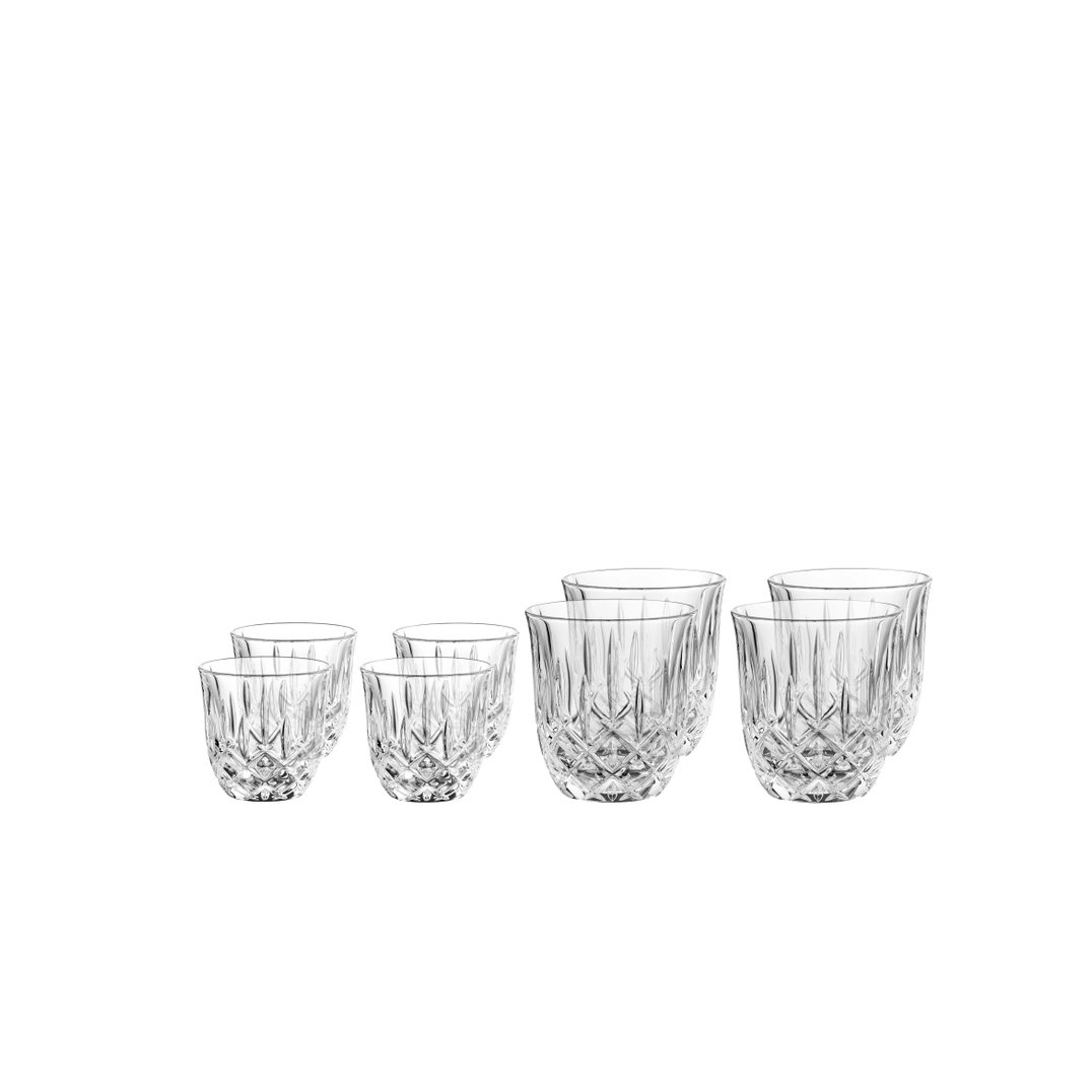 NACHTMANN Barista Set 4 Espresso 4 Cappucino 8'li Noblesse Şeffaf