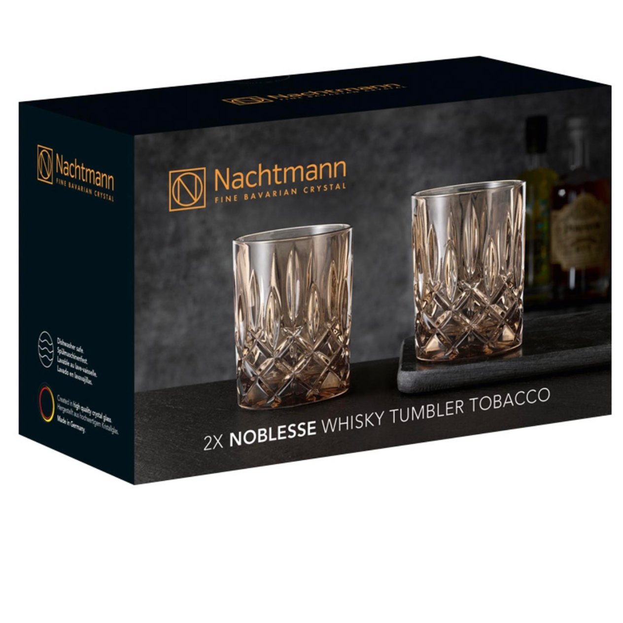 NACHTMANN Viski Bardağı  2'li Set Noblesse Tobacco