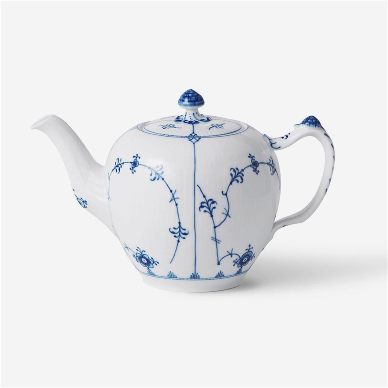 ROYAL COPENHAGEN Çaydanlık 700 ml Blue Fluted Plain