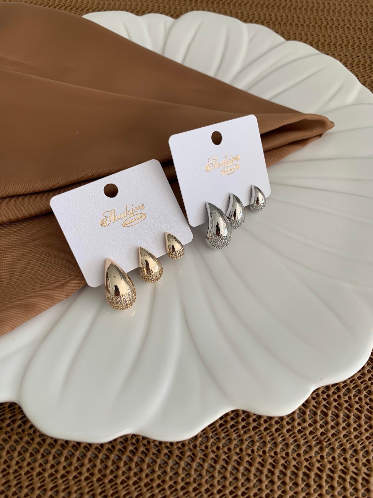 Özel Seri 3 Lü Set Küpe 471