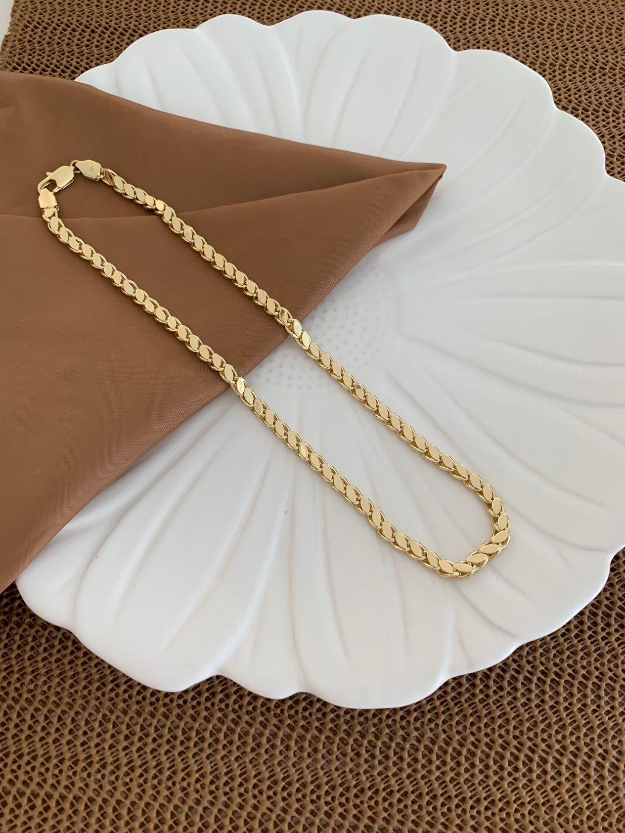 Vip 14k 45 Cm Arpa Zincir Kolye