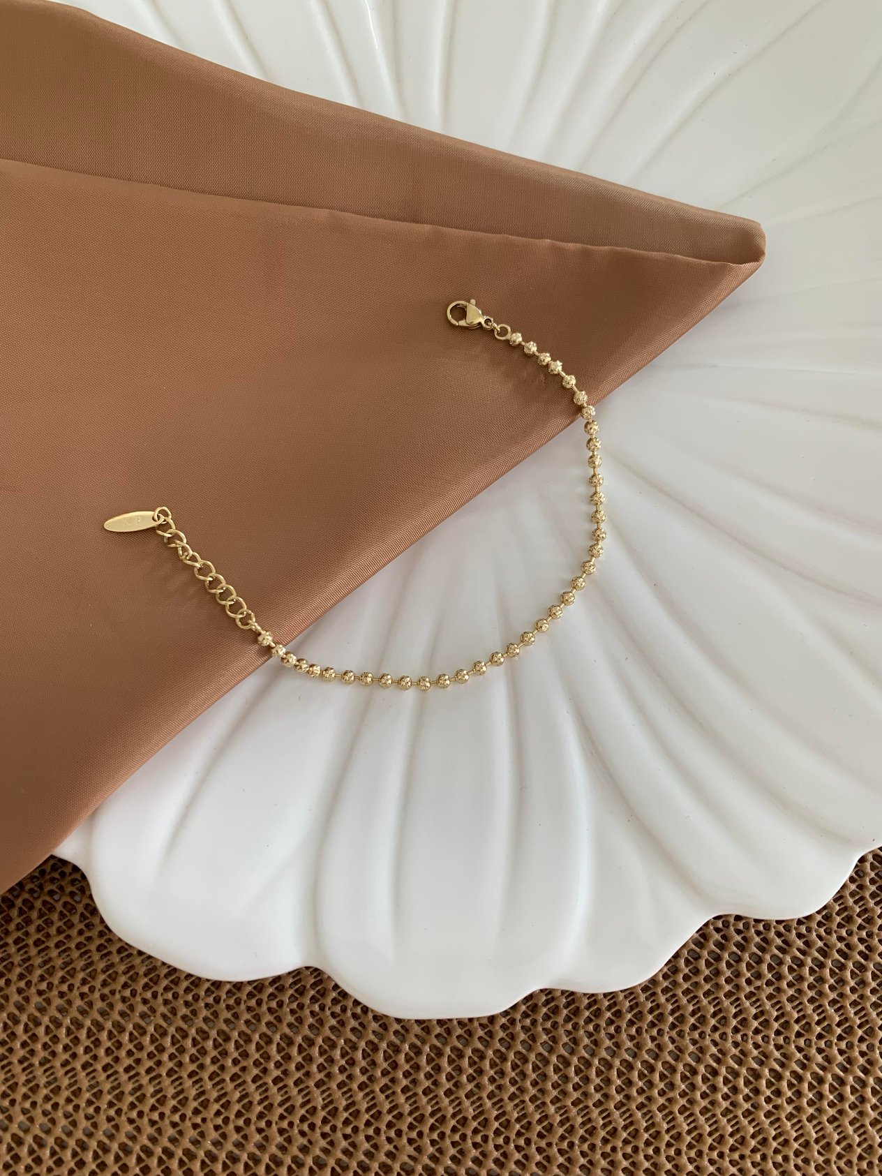 Vip Gold Mini Dorika Zincirli Bileklik