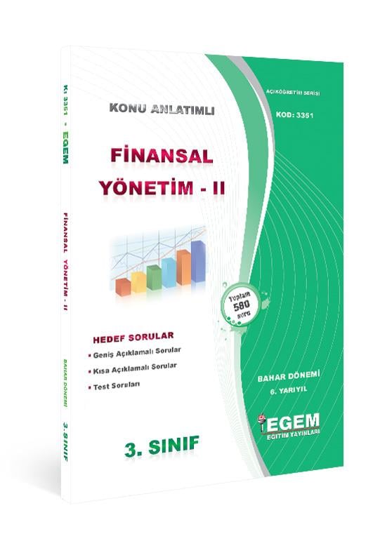 3. SINIF FİNANSAL YÖNETİM II
