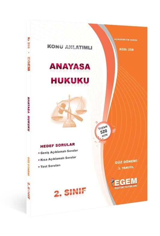 AÖF Anayasa Hukuku Konu Anlatımlı Soru Bankası