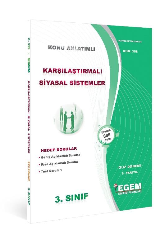 AÖF Karşılaşmalı Siyasel Sistemler Konu Anlatımlı Soru Bankası