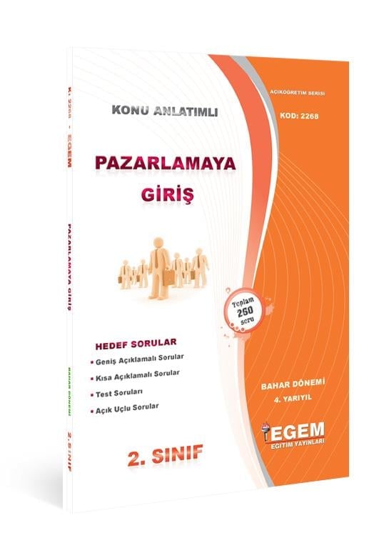 AÖF PAZARLAMAYA GİRİŞ BAHAR DÖNEMİ (4.YY)