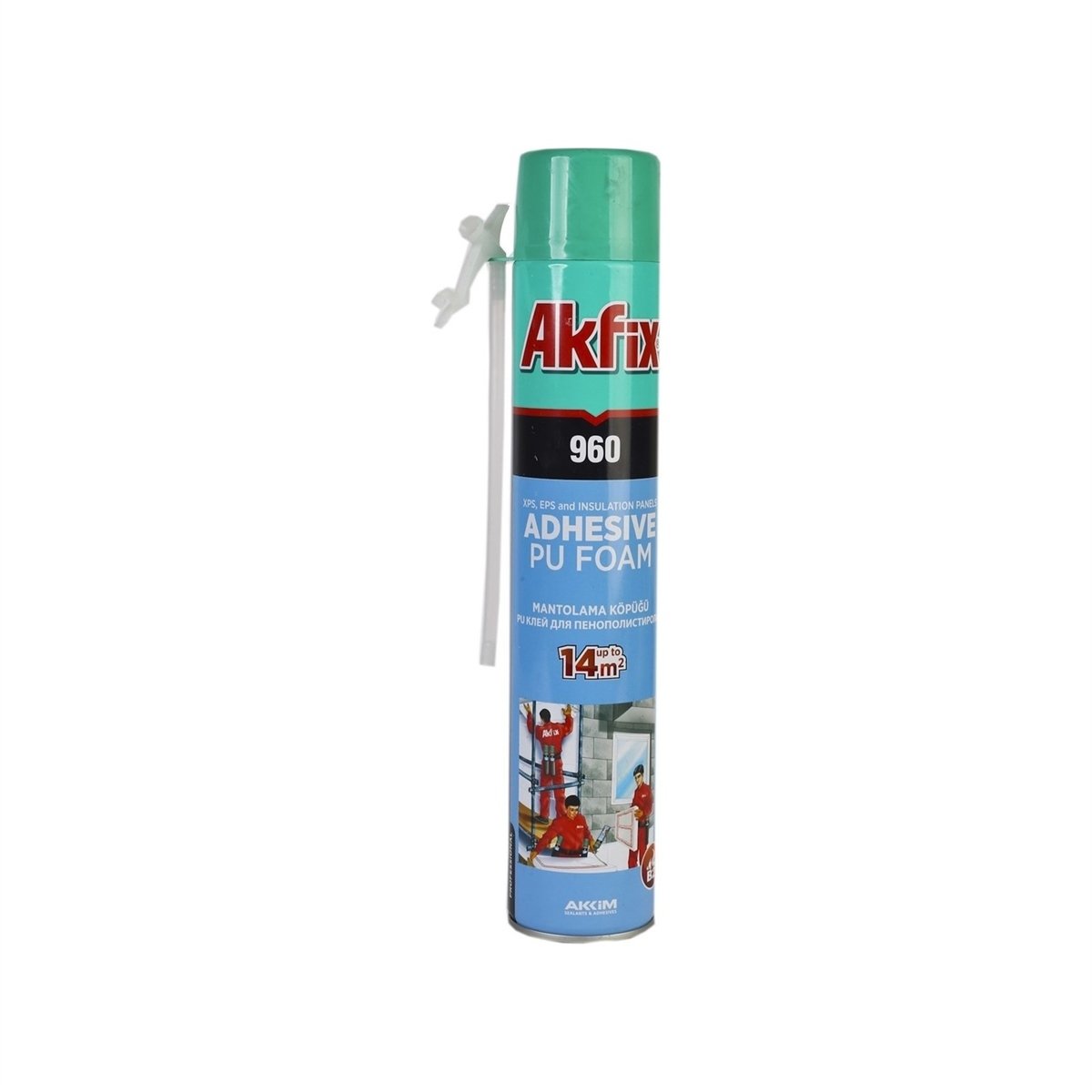 AKFİX YAPIŞTIRMA KÖPÜĞÜ 800mm PİPETLİ