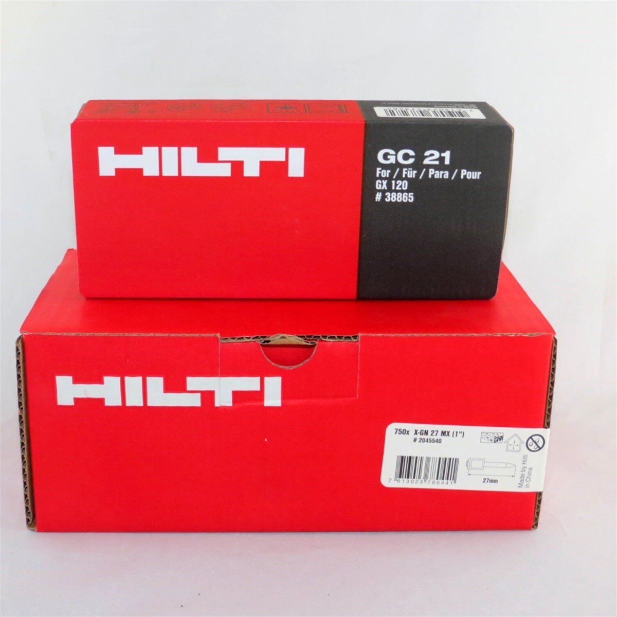 Hilti Gazlı Çivi 750 Adet+Gaz 27mm