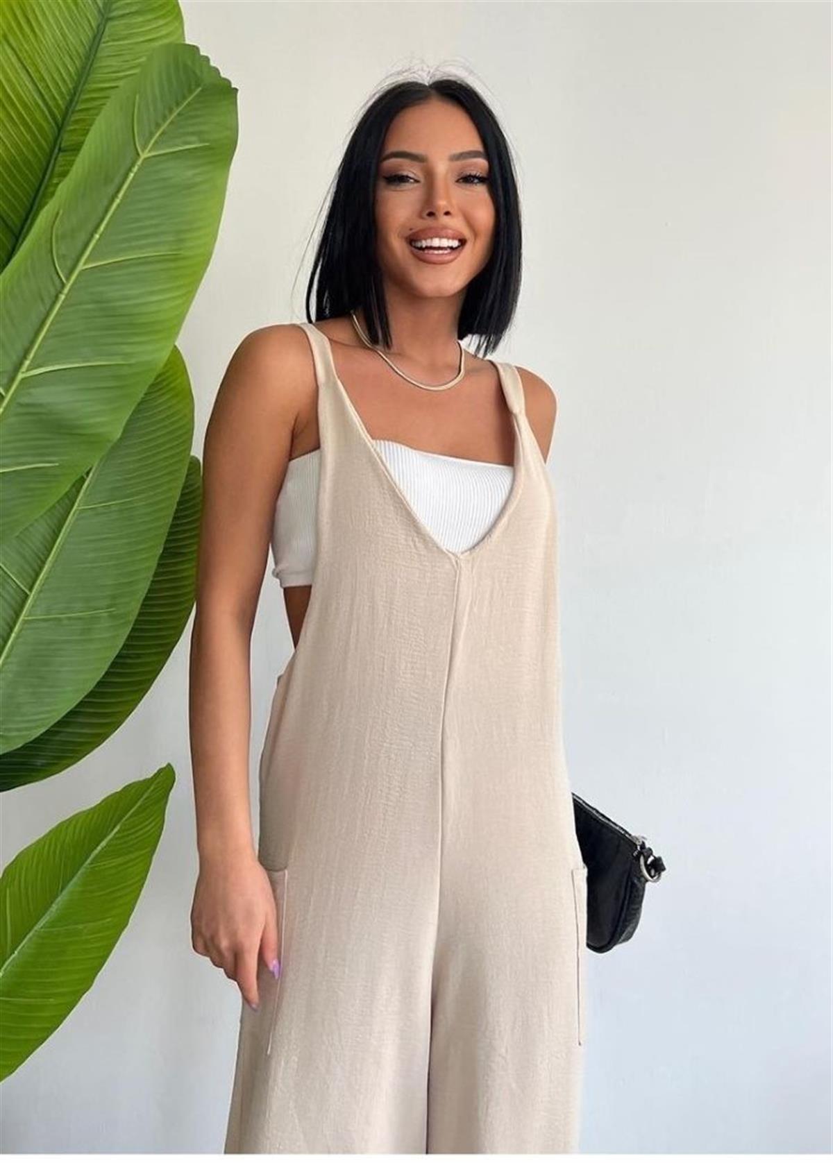 YUMUŞACIK KUMAŞ AEROBİN KUMAŞ SALOPET TULUM