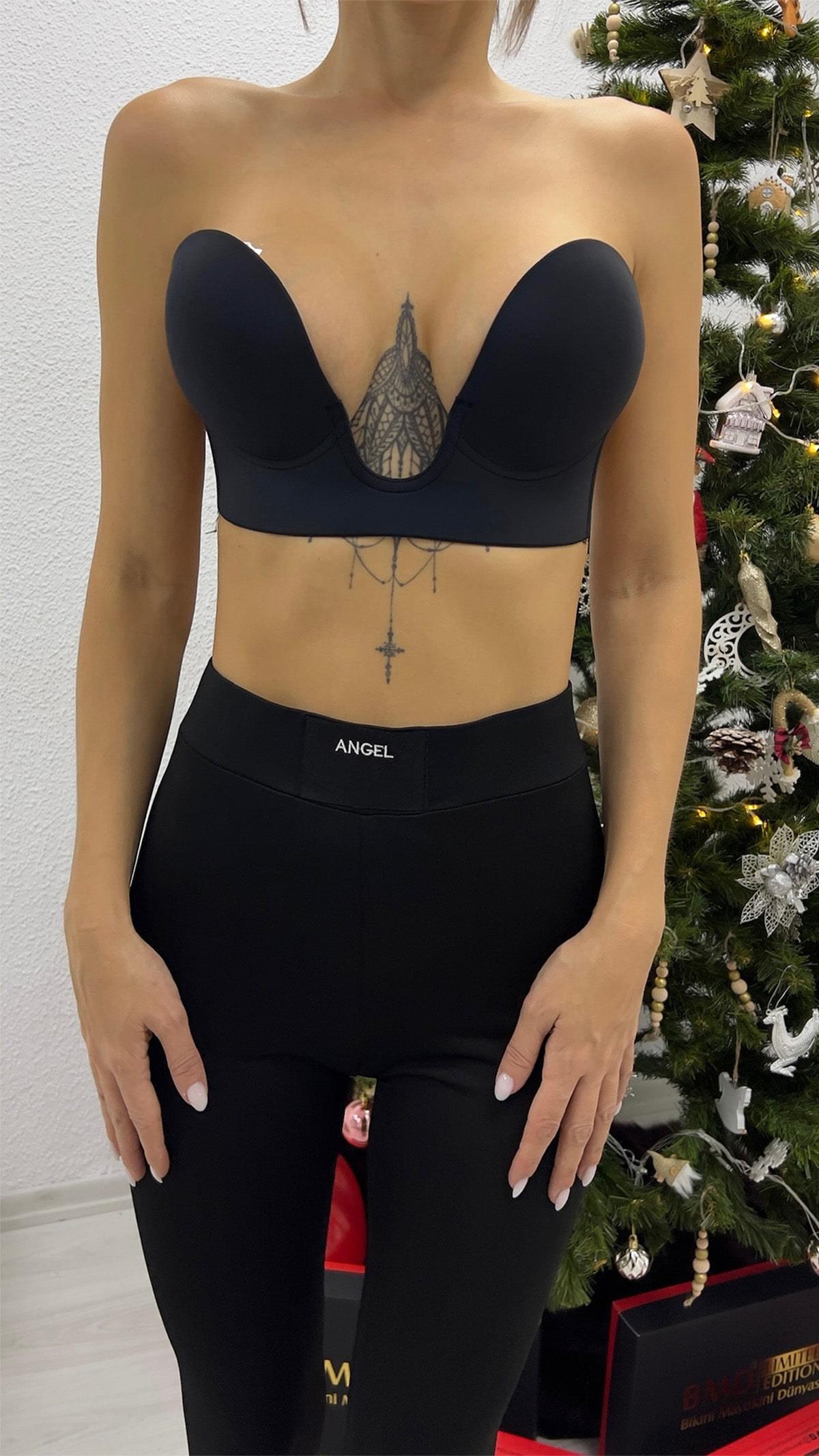 Push Up Derin Sırtı Açık Sütyen