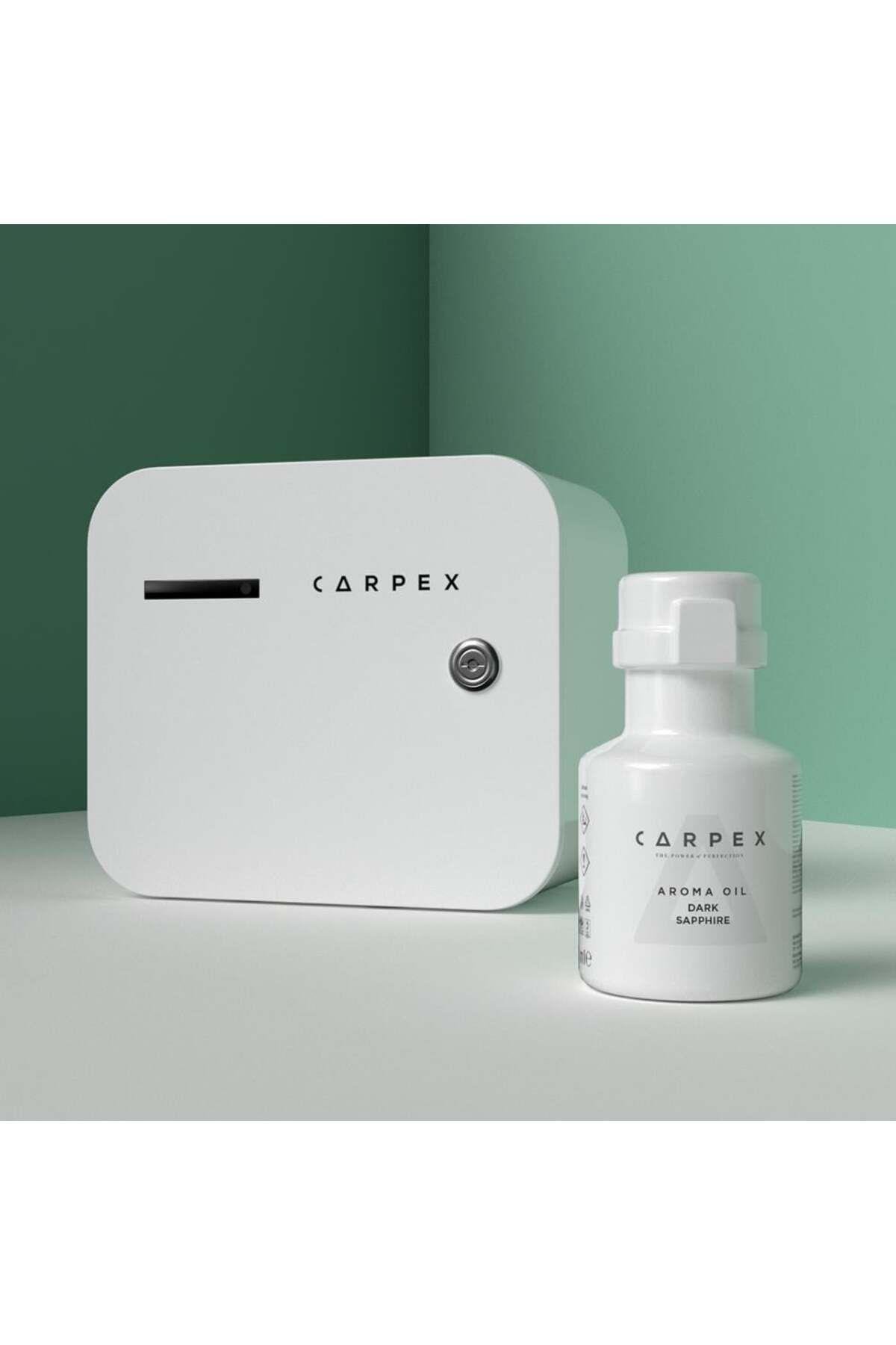 CARPEX A1 Eco Geniş Alan Koku Makinesi ve Dark Sapphire A1 Koku Kartuşu 200 ML Seti