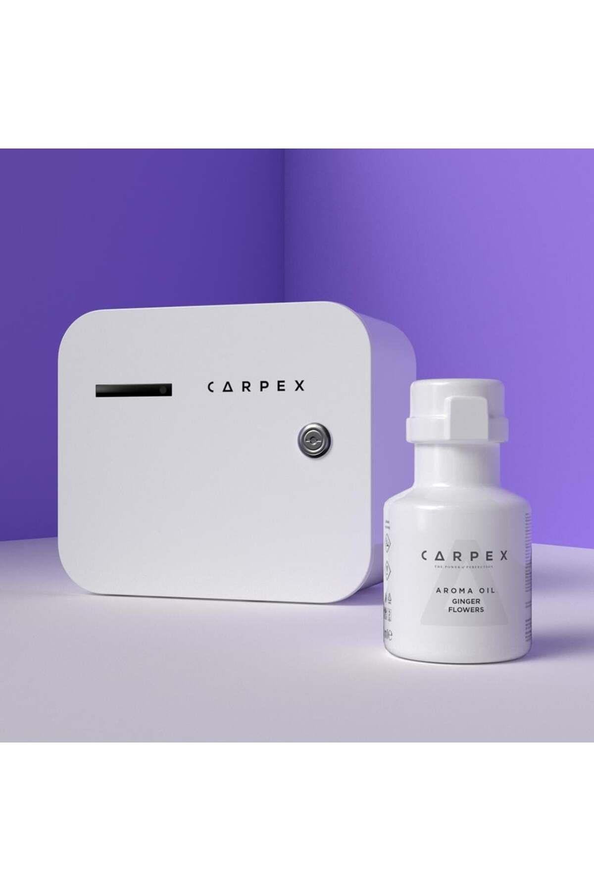 CARPEX A1 Eco Geniş Alan Koku Makinesi ve Ginger Flowers A1 Koku Kartuşu 200 ML Seti