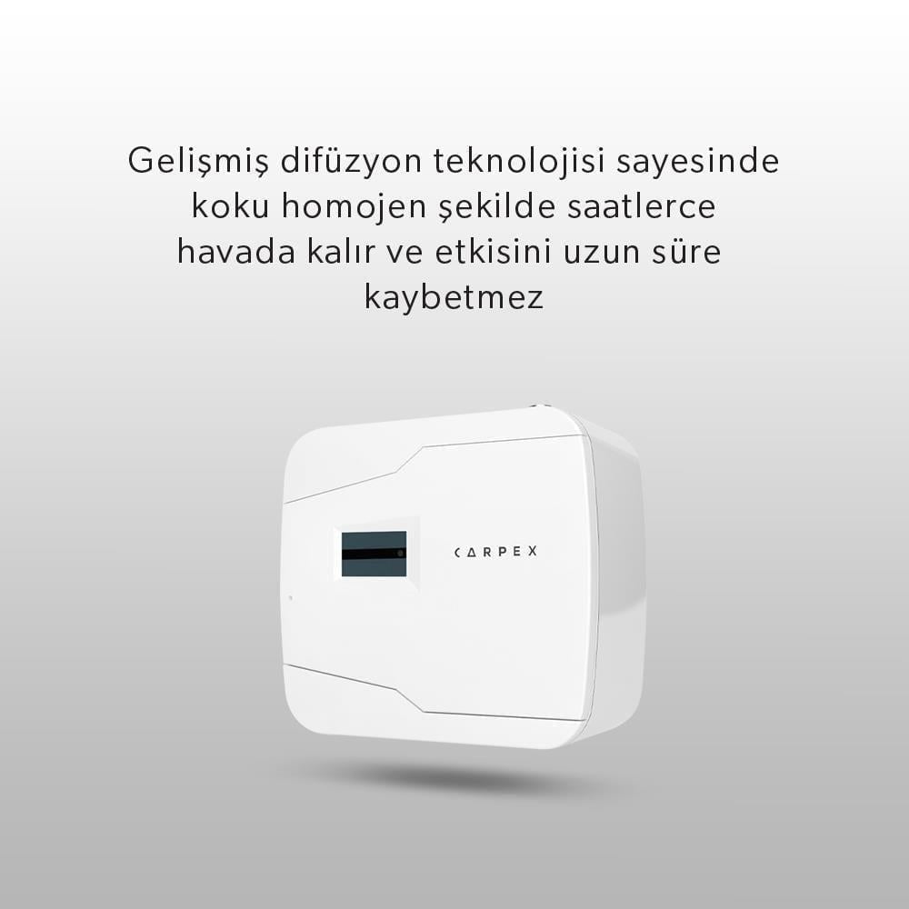 CARPEX E2 Power Eco Koku Makinesi ve Ginger Flowers E2 Power Koku Kartuşu 125 ML Seti