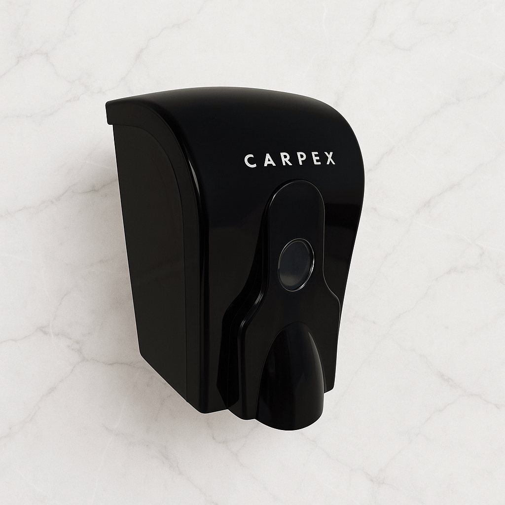 Carpex Nature Plus Manuel Hazneli Köpük Sabun Dispenseri Siyah 1000 ML